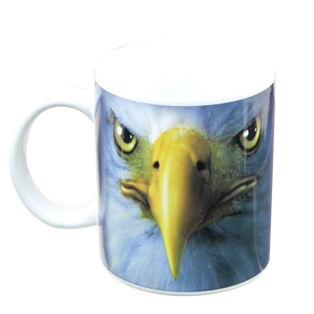 Caneca de café JUST FUNKY Eagle Face 325mL Cerâmica