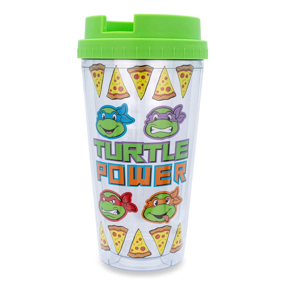 Copo de viagem Silver Buffalo Teenage Mutant Ninja Turtles