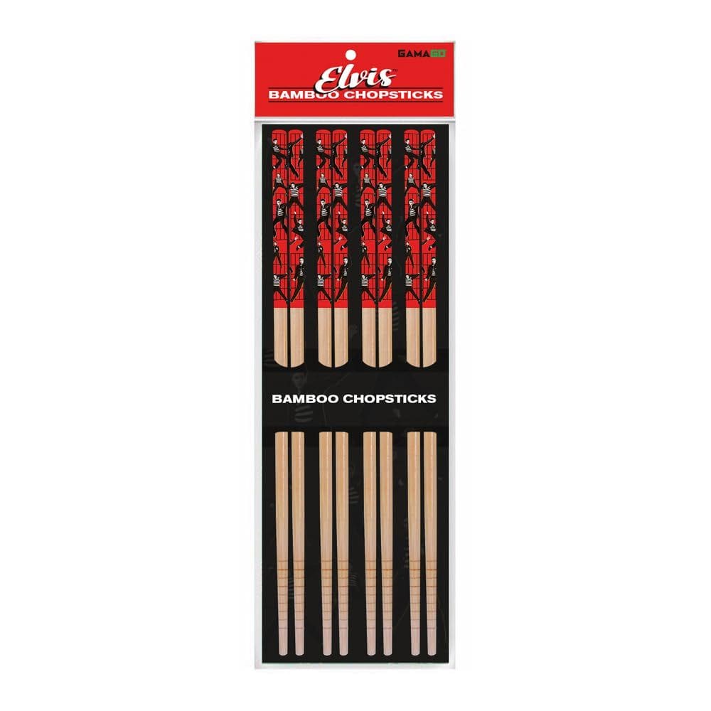 Conjunto de pauzinhos GAMAGO Elvis Jailhouse Bamboo 4 pares