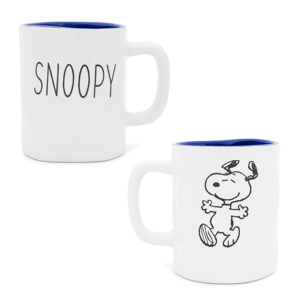 Caneca Silver Buffalo Peanuts Snoopy Ceramic Pottery 750 ml