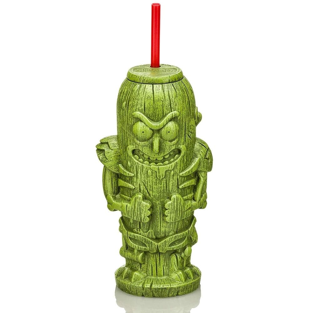 Copo Rick and Morty Pickle Rick Tiki 650 ml Geeki Tikis