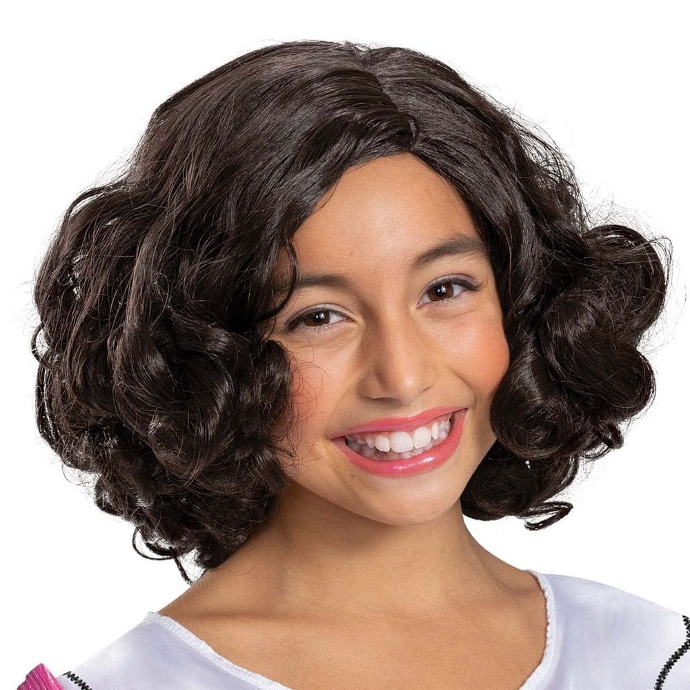 Disfarce de peruca Mirabel Encanto oficial da Disney para meninas