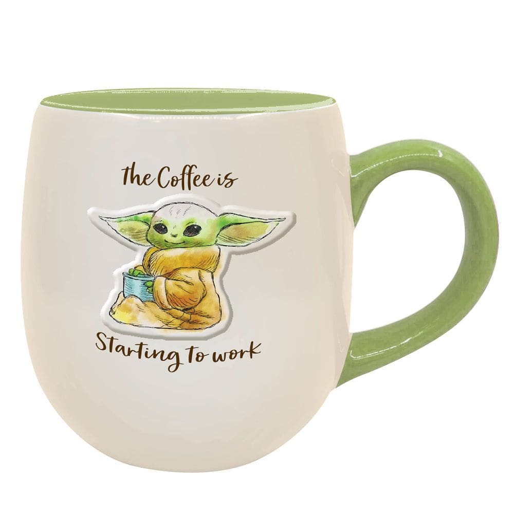 Caneca de cerâmica ICUP Star Wars Mandalorian Grogu 414ml