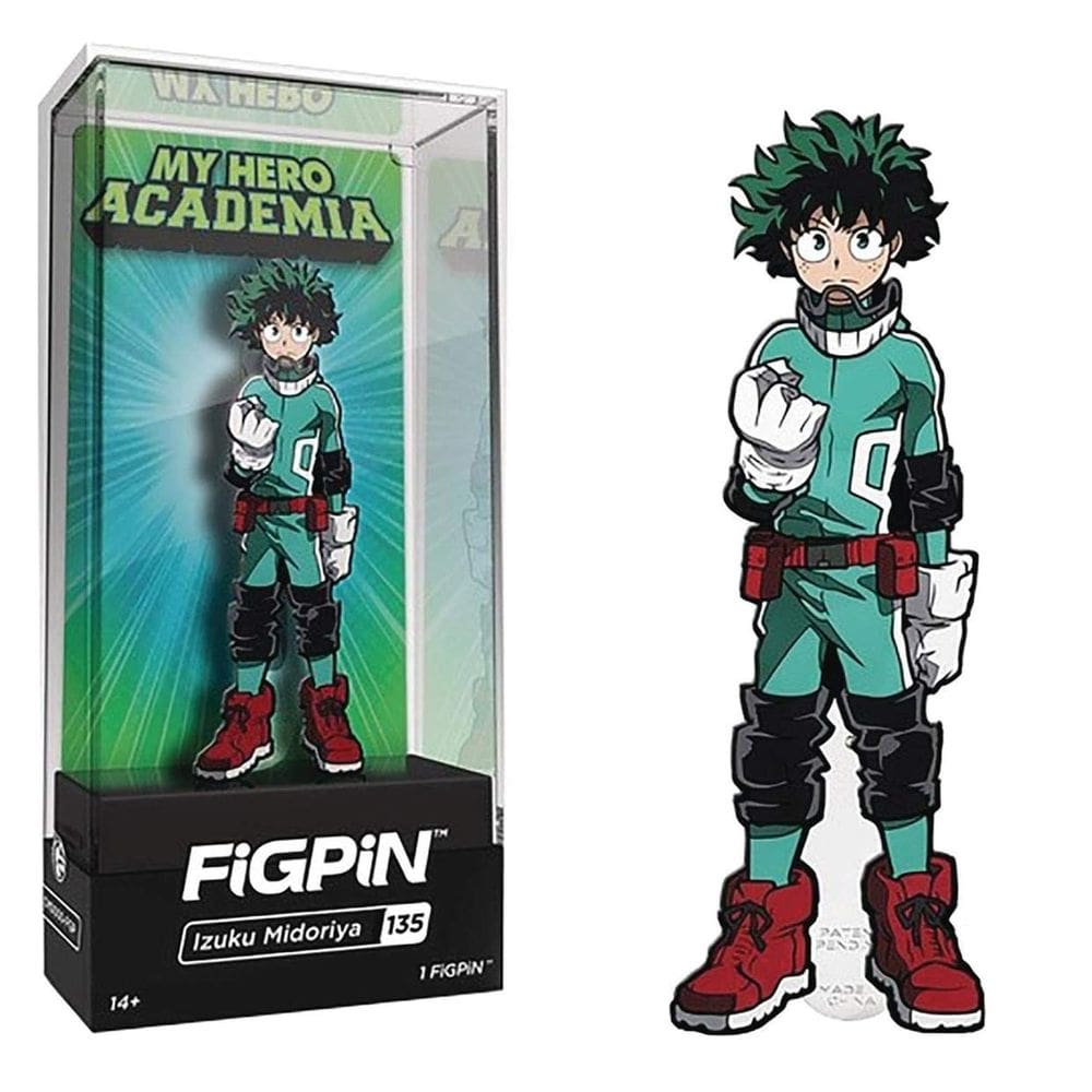 Esmalte colecionável FigPin My Hero Acadamia Izuku Midoriya