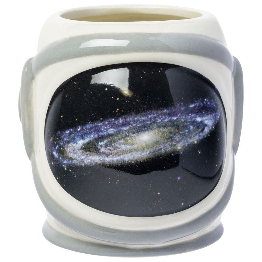 Caneca Silver Buffalo NASA Astronaut Helmet com sistema solar 600mL