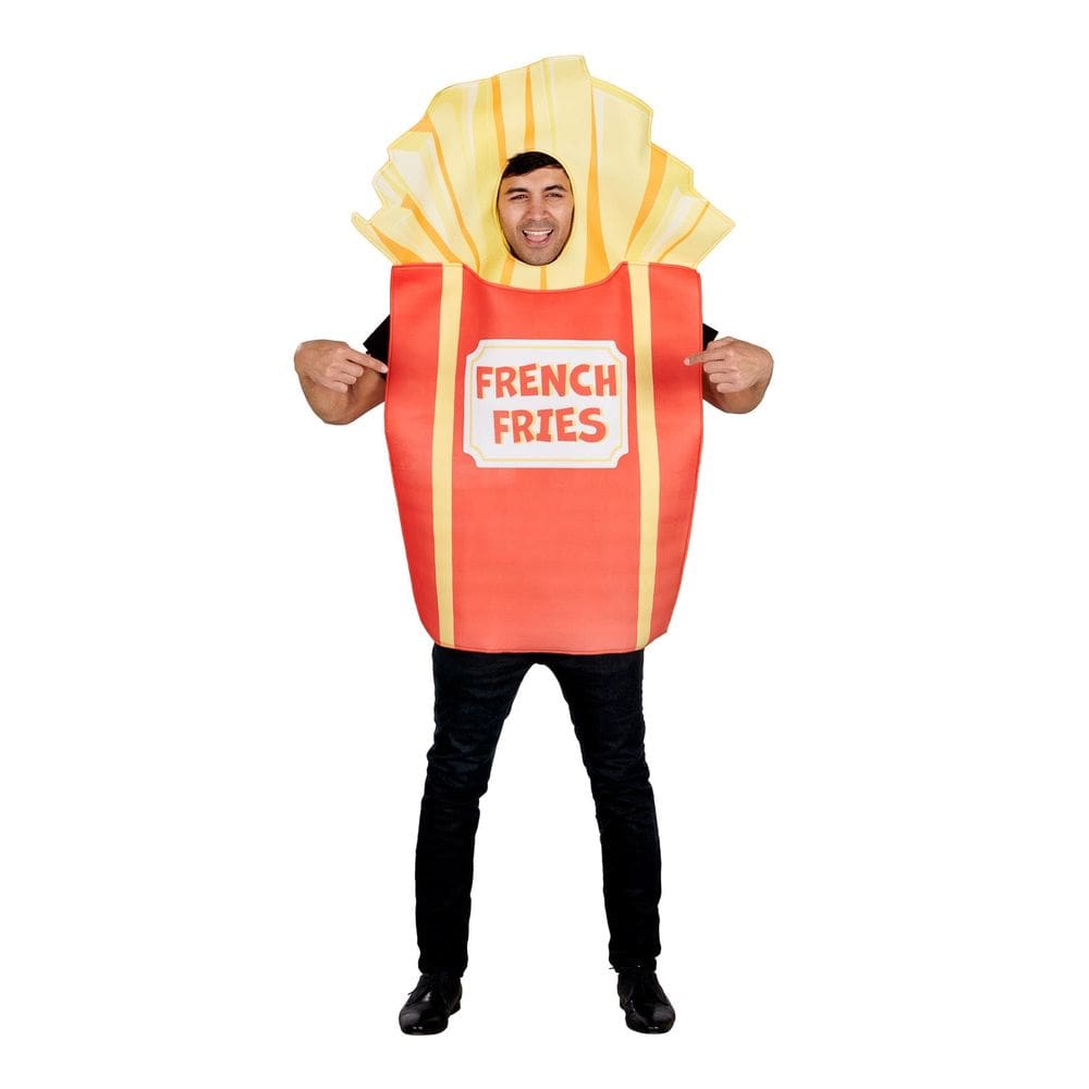 Fantasia Toynk French Fries para adulto, tamanho único