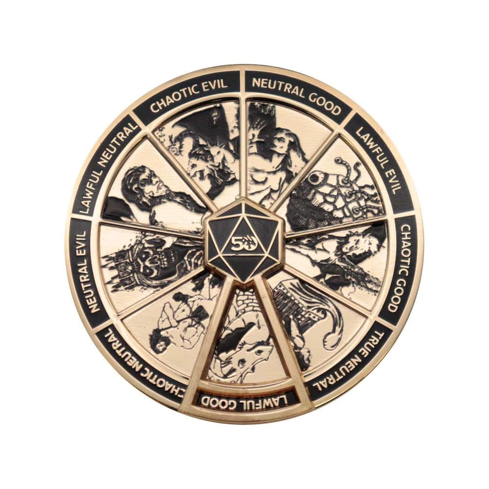 Pin Badge Fanattik Dungeons & Dragons Gold Plated Limited