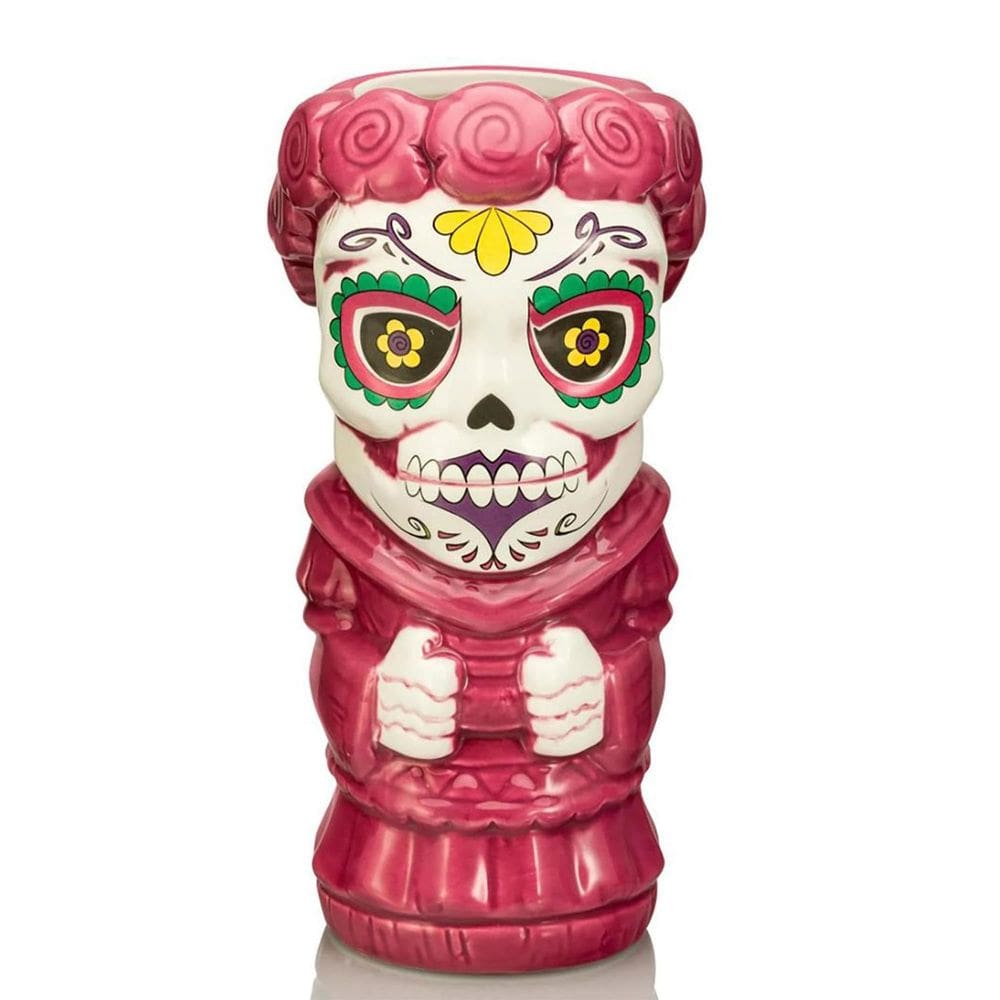 Caneca de cerâmica Geeki Tikis Day Of The Dead Sugar Skull 500ml