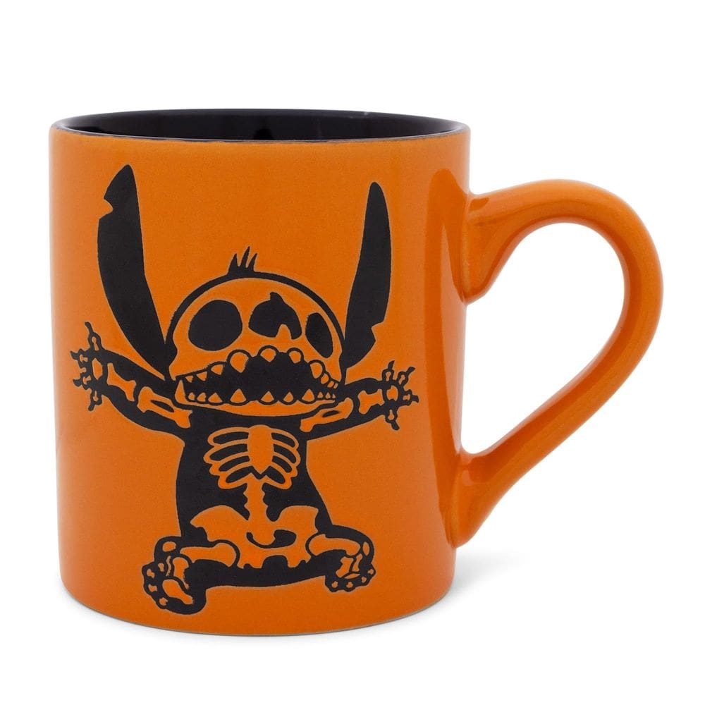 Caneca Silver Buffalo Disney Lilo & Stitch Skeleton 414ml