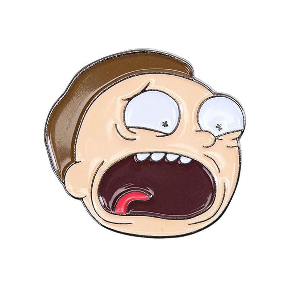 Esmalte Pin Hot Properties Rick and Morty Face