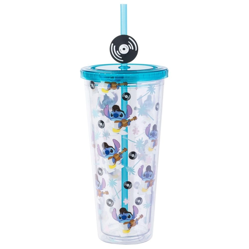 Copo frio Silver Buffalo Disney Lilo and Stitch Elvis 700ml
