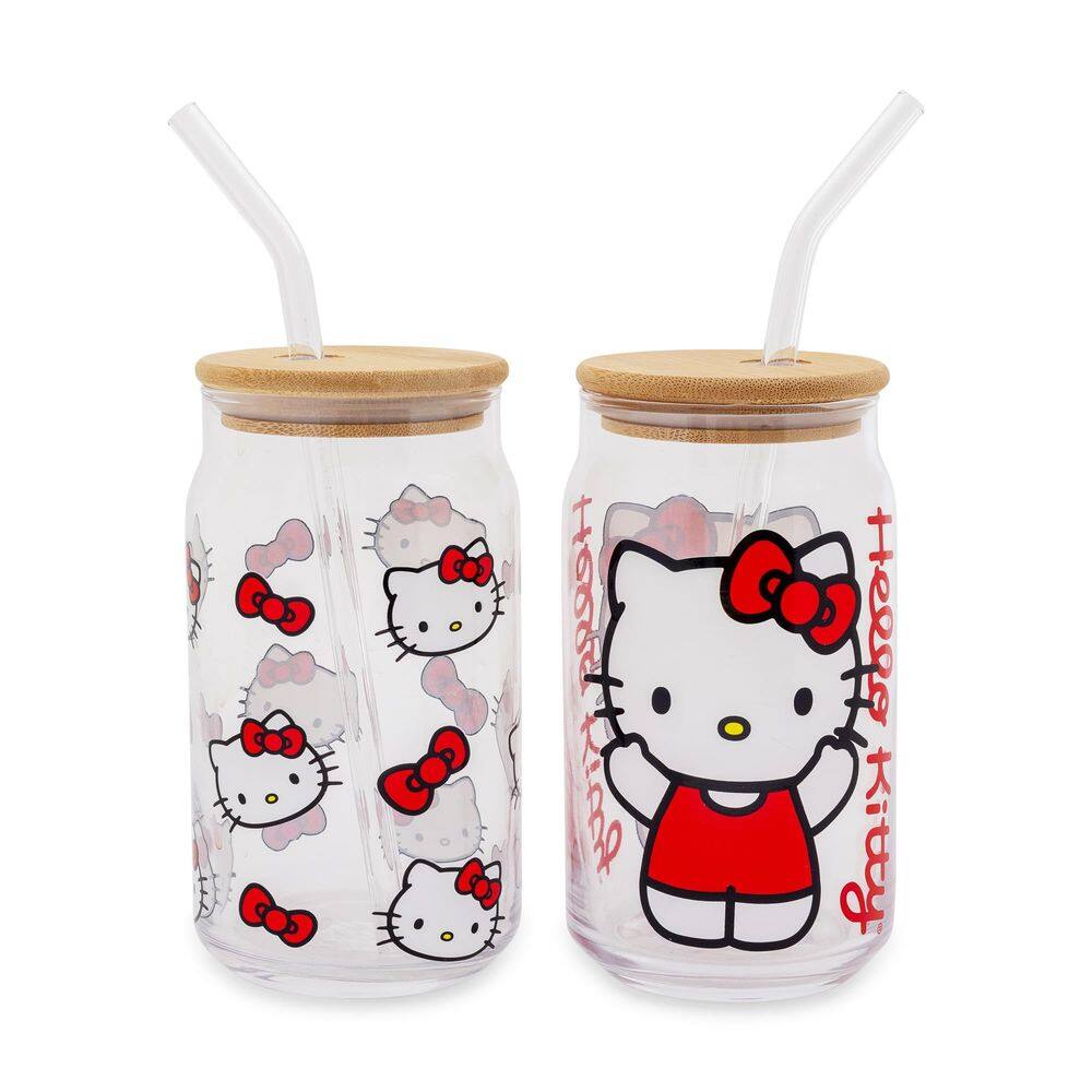 Conjunto de copos de vidro Silver Buffalo Sanrio Hello Kitty 480 ml