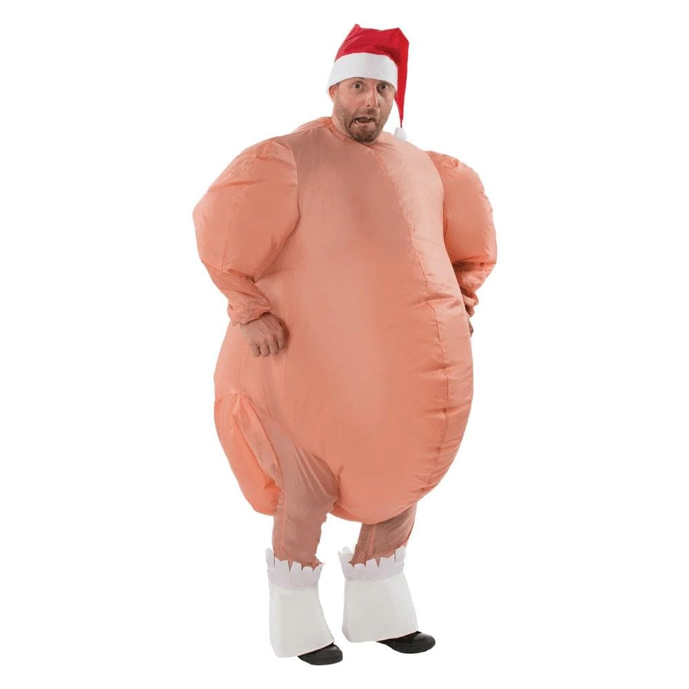 Fantasia inflável de Natal assada Turkey Orion Costumes para adultos