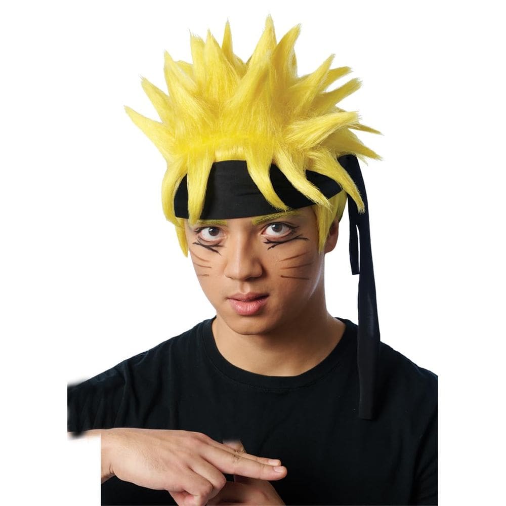 Peruca Costume Culture Anime Ninja Synthetic Fiber