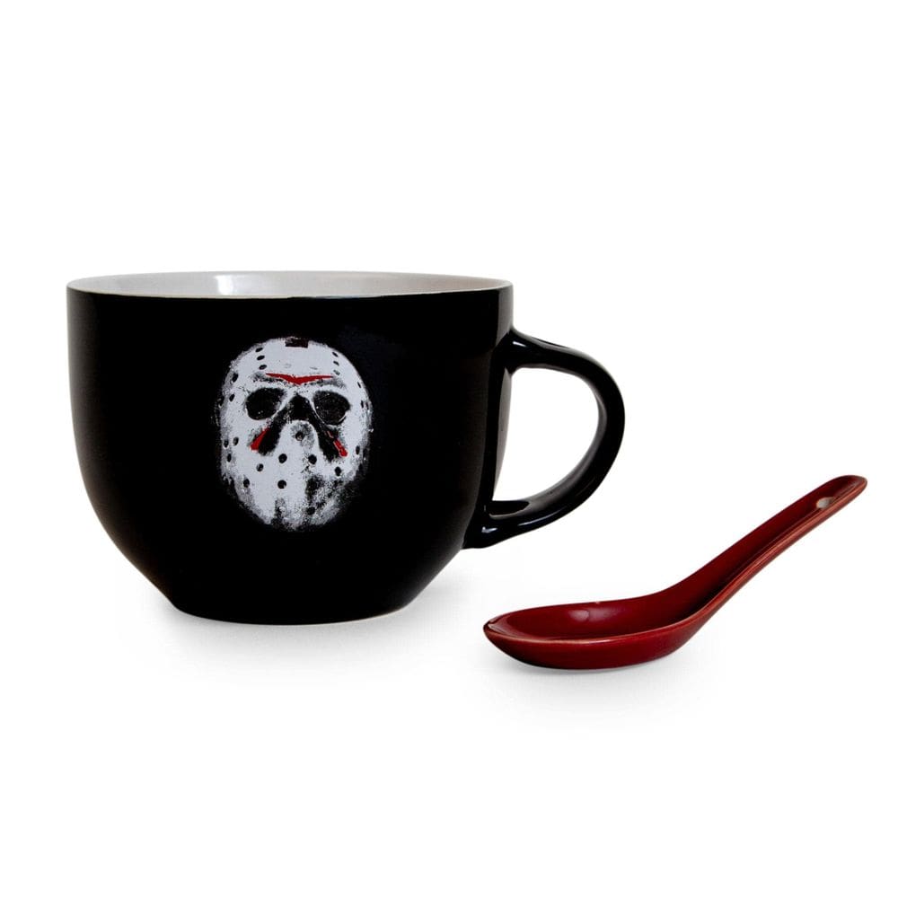 Caneca de sopa Toynk Friday the 13th Jason Voorhees 710mL com colher