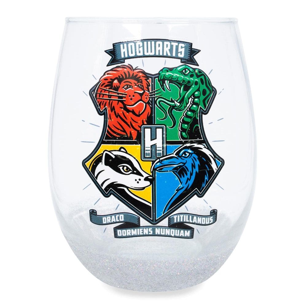 Copo de vinho prateado Buffalo Harry Potter Hogwarts 590mL