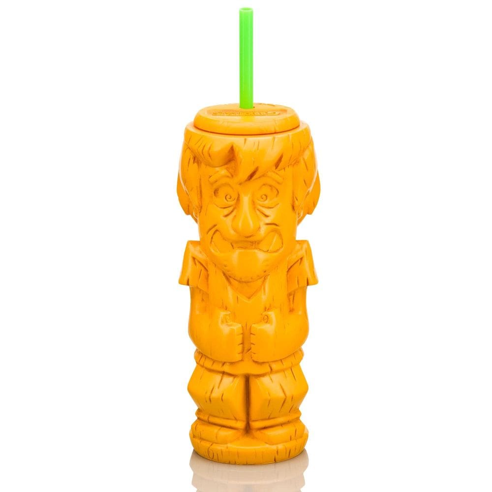 Copo Geeki Tikis Scooby-Doo Shaggy 600 ml com canudo de 20 onças