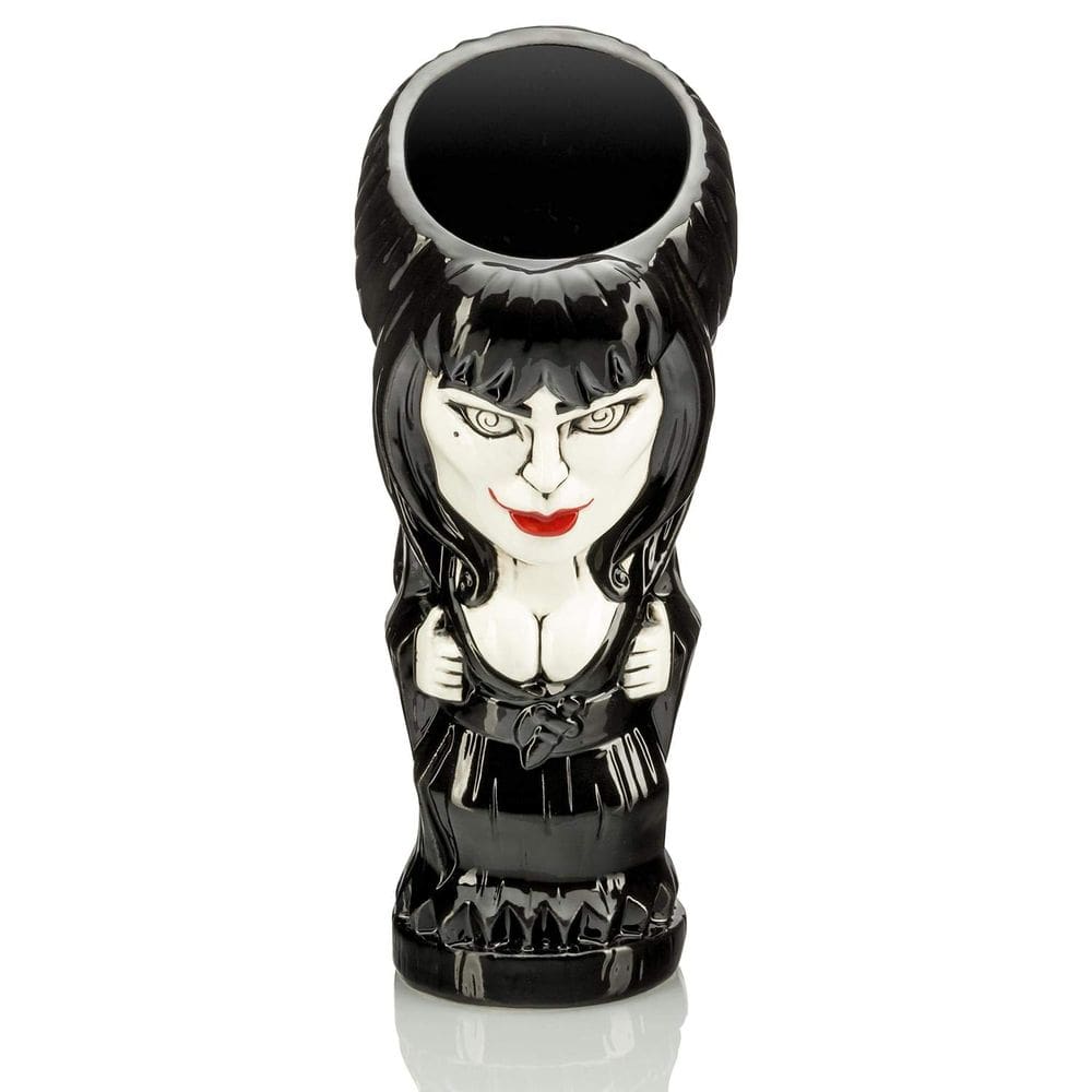 Caneca Geeki Tikis Elvira Mistress of the Dark 600 ml de cerâmica