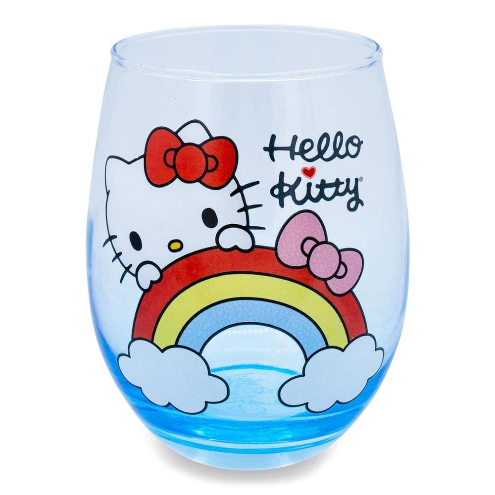 Copo de vinho sem haste Toynk Sanrio Hello Kitty Rainbow 600mL
