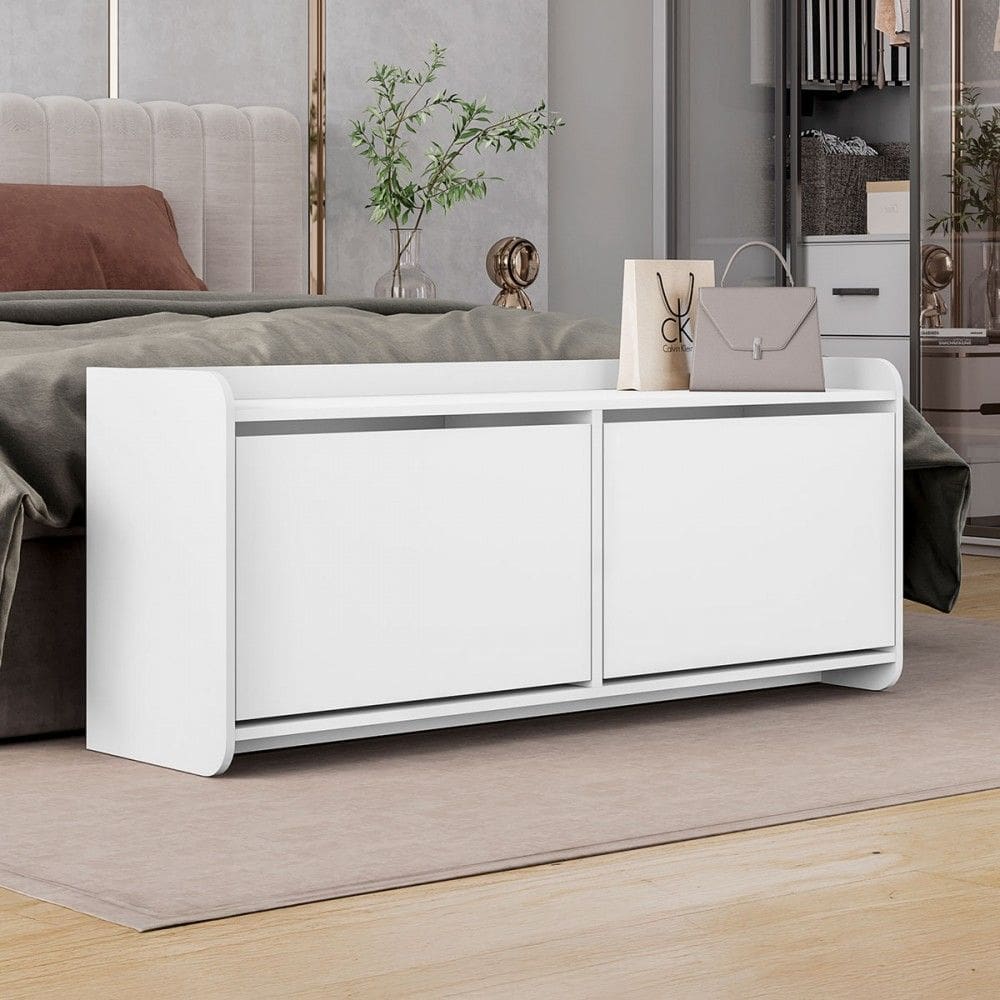 Sapateira Monalisa 2 Portas Branco - Pnr Móveis