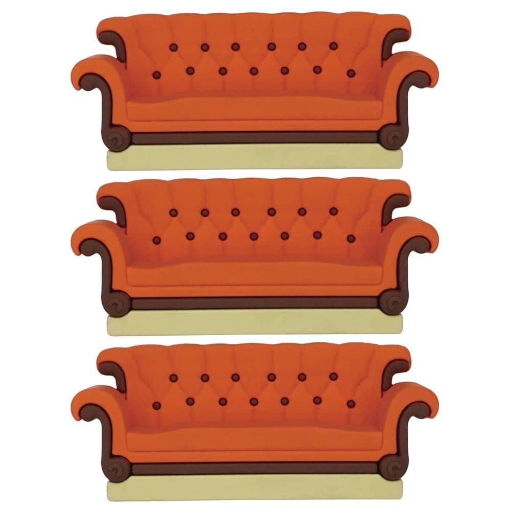 Sofá 3D Foam Magnet Friends, lote de 3, Monogram International