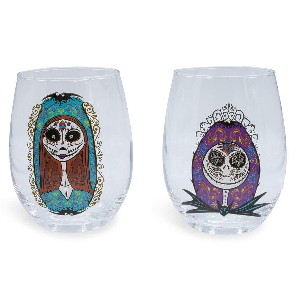 Conjunto de taças de vinho Silver Buffalo Disney Nightmare Before Christmas