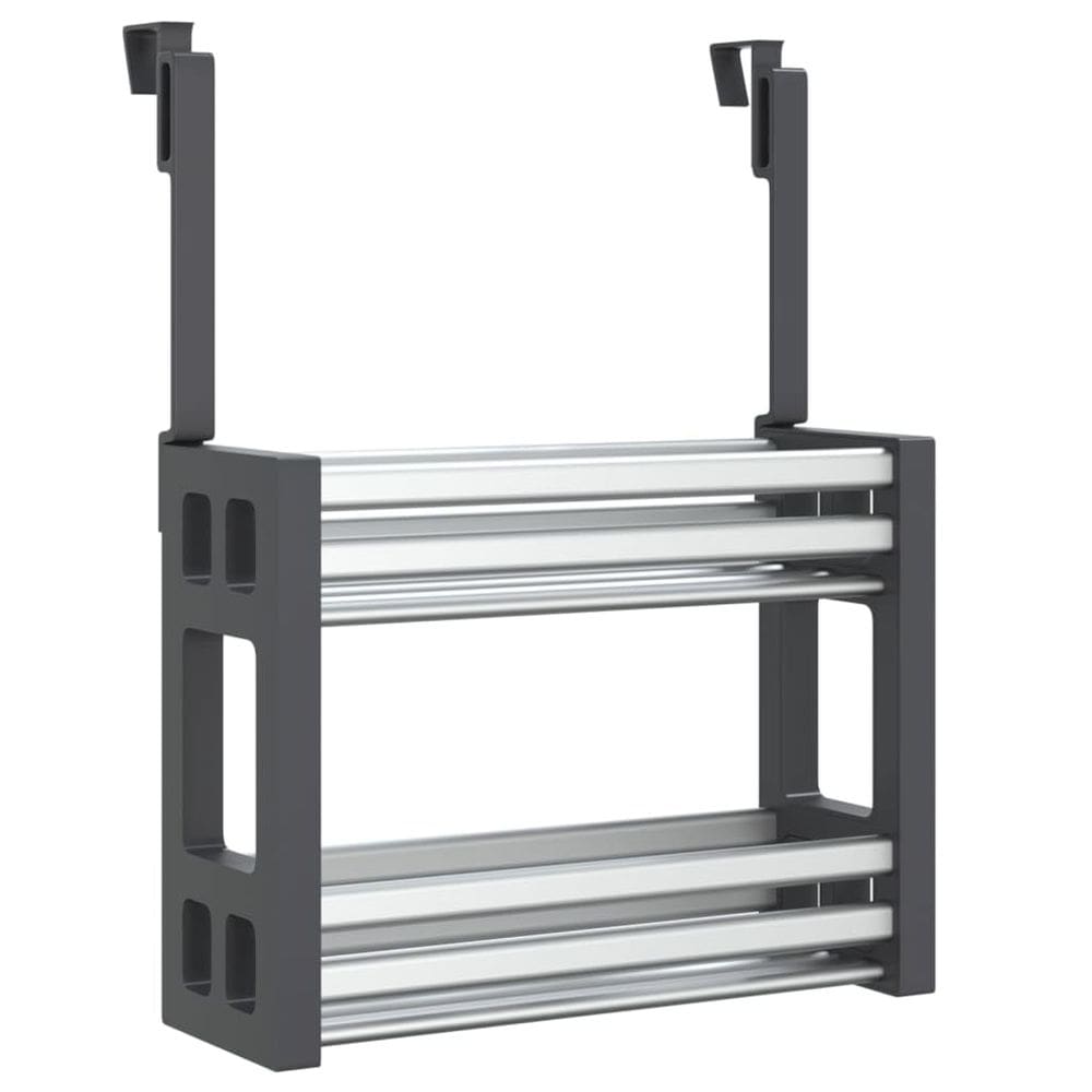 Organizador Under Sink VidaXL Aluminium 2 Tier Silver