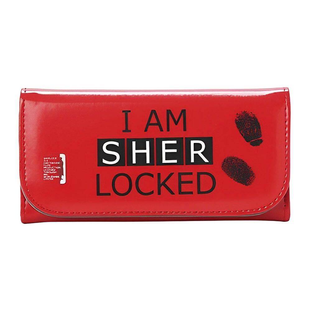Carteira Clutch Seven20 Sherlock Holmes I Am Sher Locked Red
