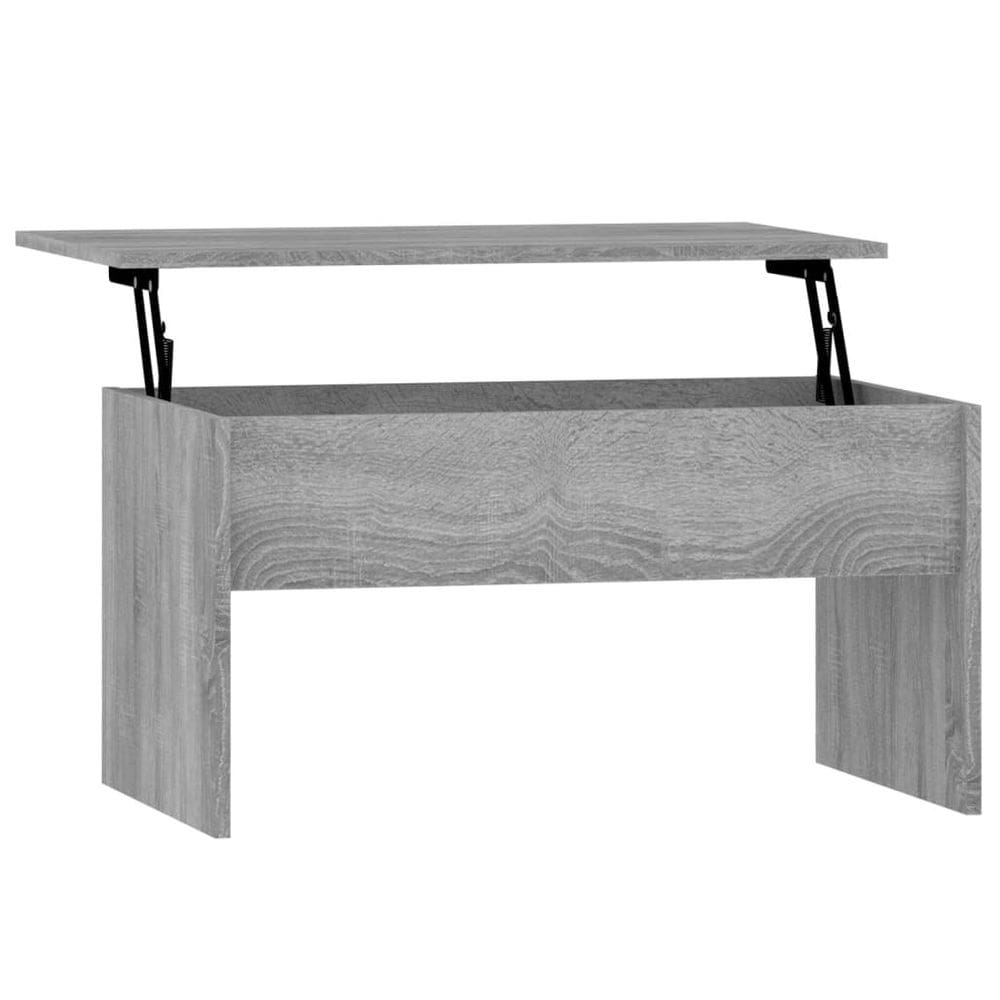 Mesa de café vidaXL Sonoma Grey Engineered Wood 80x50x42cm
