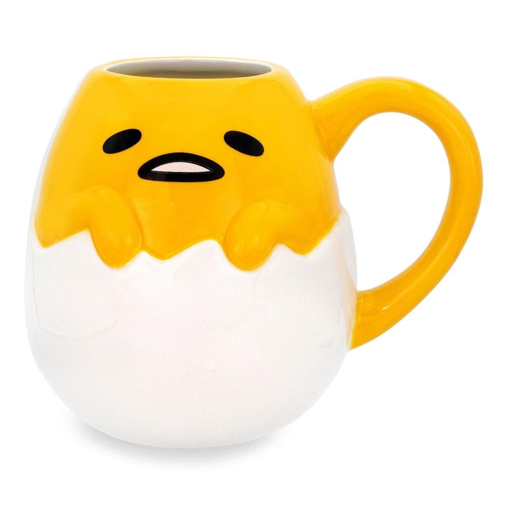 Caneca Sanrio Gudetama em cerâmica esculpida em 3D 600mL
