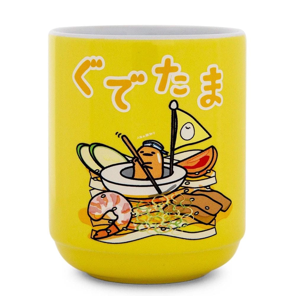 Xícara de chá Silver Buffalo Sanrio Gudetama Sailing On Ramen 270 ml