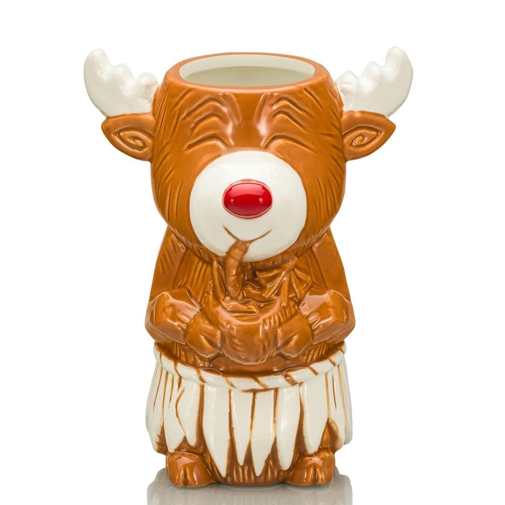 Caneca de cerâmica Geeki Tikis Rum Rum Rudolph 700mL