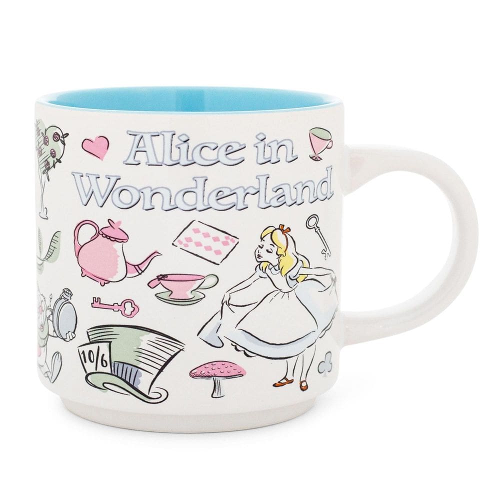 Caneca Silver Buffalo Disney Alice no País das Maravilhas 380 ml