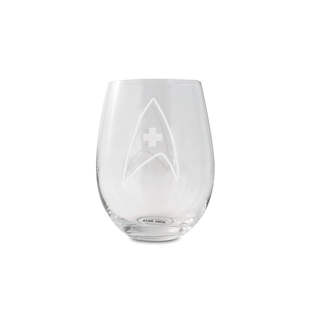 Taça de vinho Star Trek The autêntico Series 590ml Medical Insignia