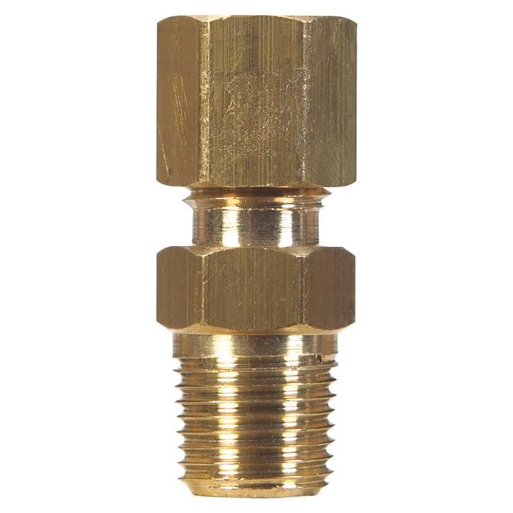 Conector de latão HOMEPLUS+ 1/2” de compressão x 3/8” macho
