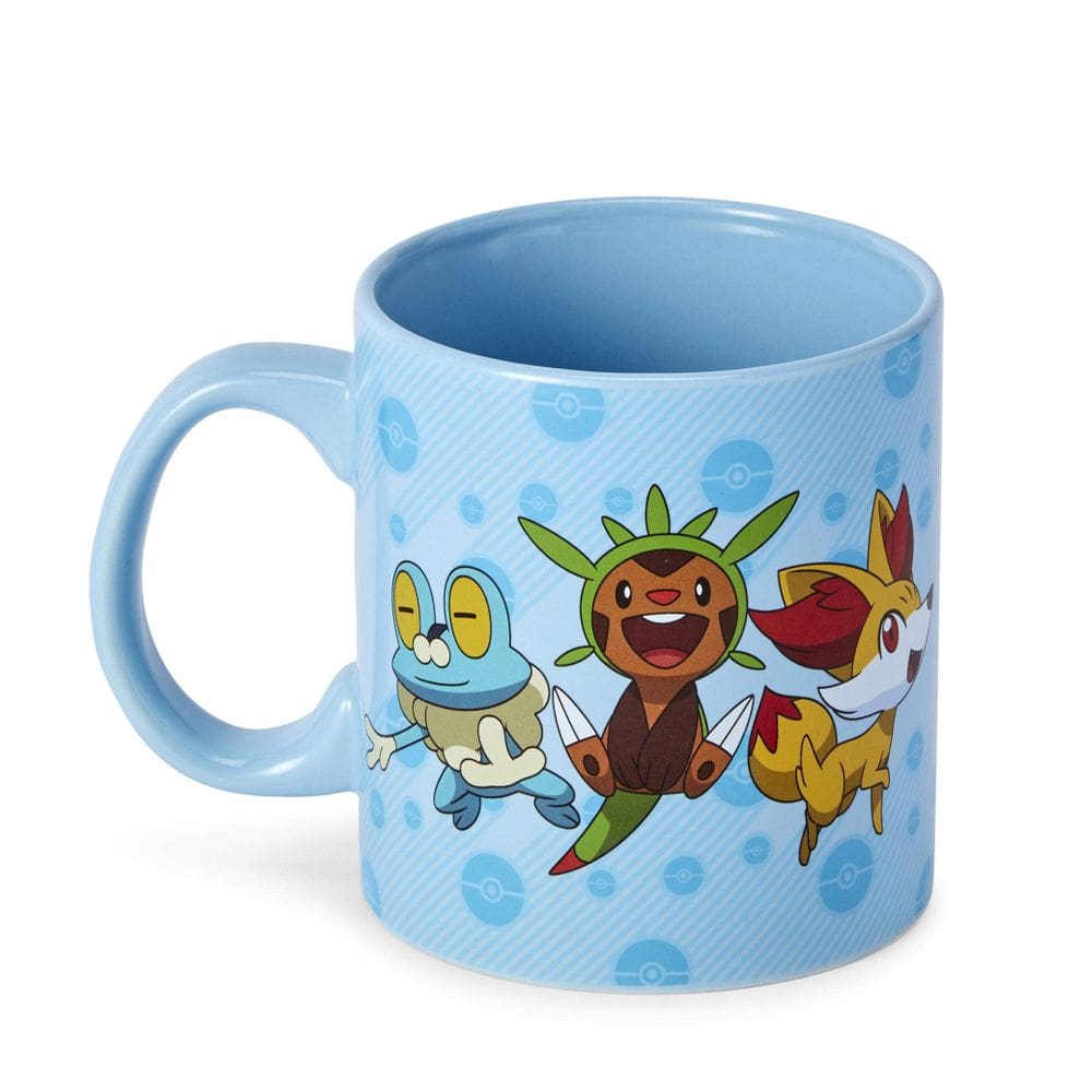 Caneca JUST FUNKY Official Pokémon XY Group Starters 600 ml azul