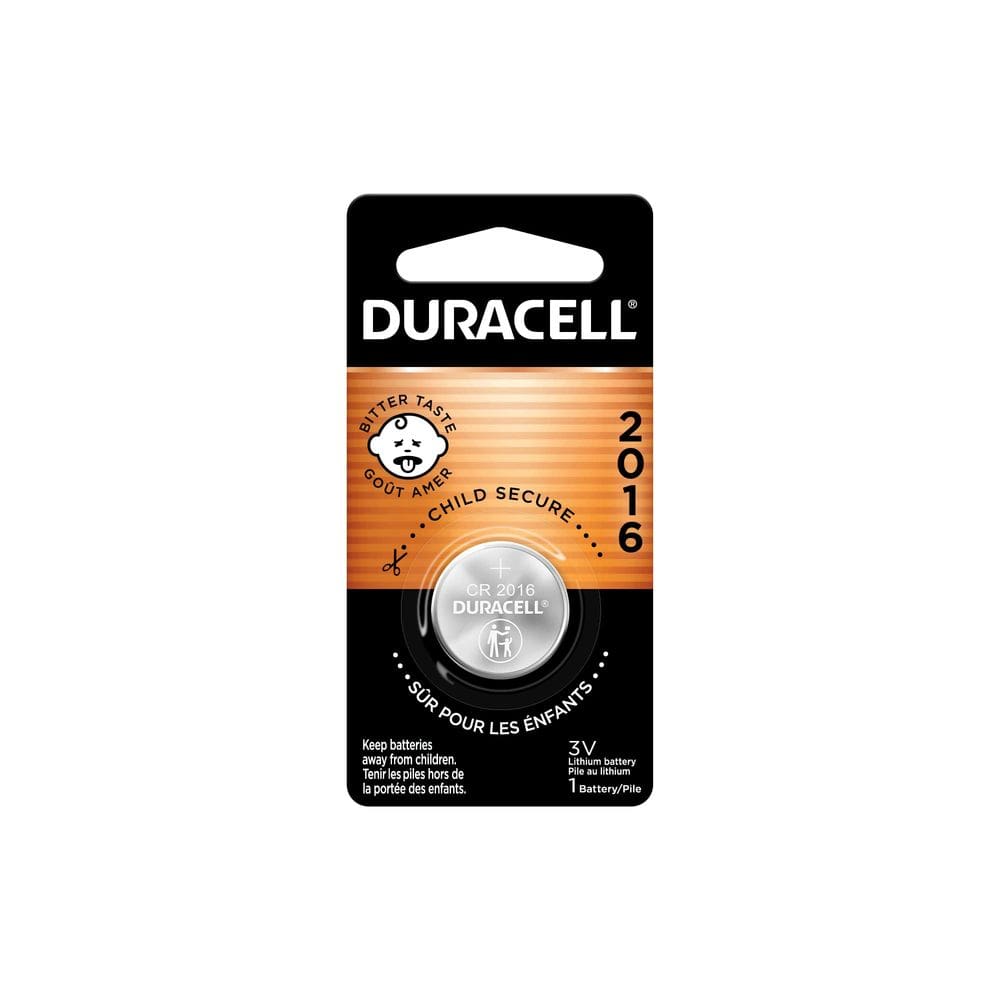 Bateria para moedas Duracell 2016 3V de lítio, 1 unidade, de longa duração