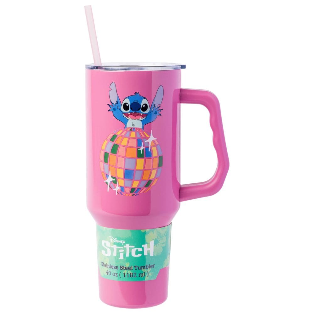 Copo Silver Buffalo Disney Lilo and Stitch 1,2 L em aço inoxidável