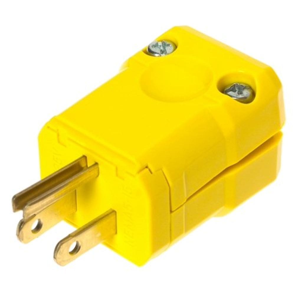 Plugue Python Leviton R01-05256-0VY 15 Amp 125V amarelo