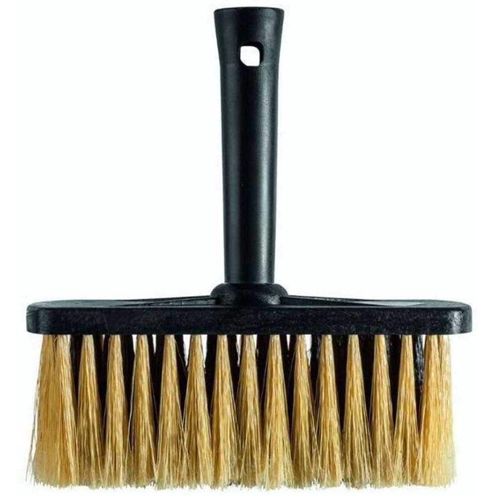 Broxa Retangular 18x8cm Preta - Plástico - Cabo Ergonômico