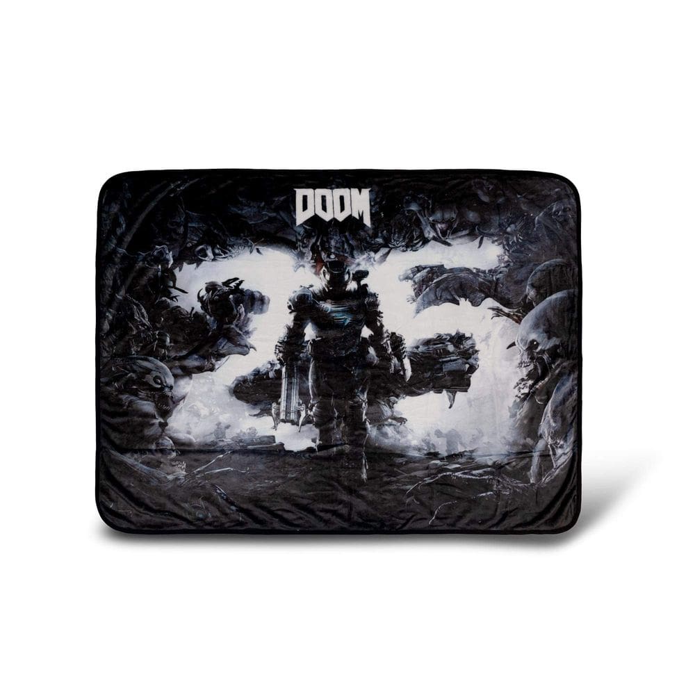 Cobertor de lã JUST FUNKY Doom Eternal Doomslayer 115x152cm
