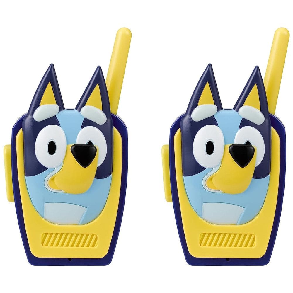 Rádio Comunicador Walkie Talkie ekids Bluey para Crianças, Design Exclusivo para Fãs de Bluey, Ideal para Bebês e Crianças Pequenas.