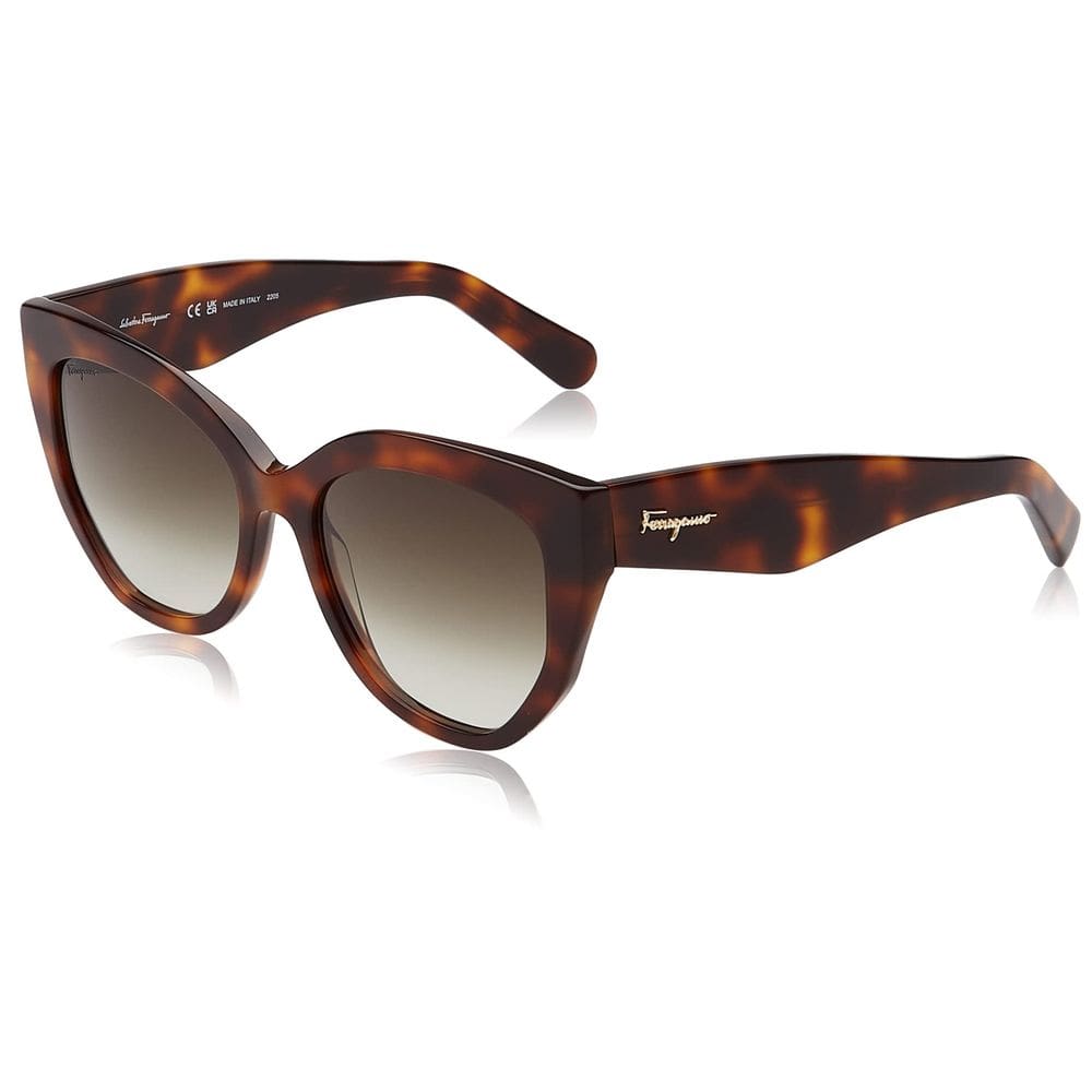 Óculos de sol Salvatore Ferragamo SF1061S para mulheres - marrom