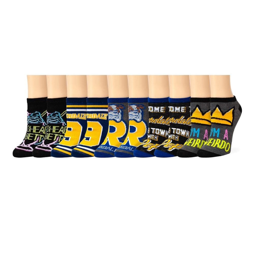 Meias de tornozelo Hypnotic Riverdale River Vixens, 5 pares, unissex