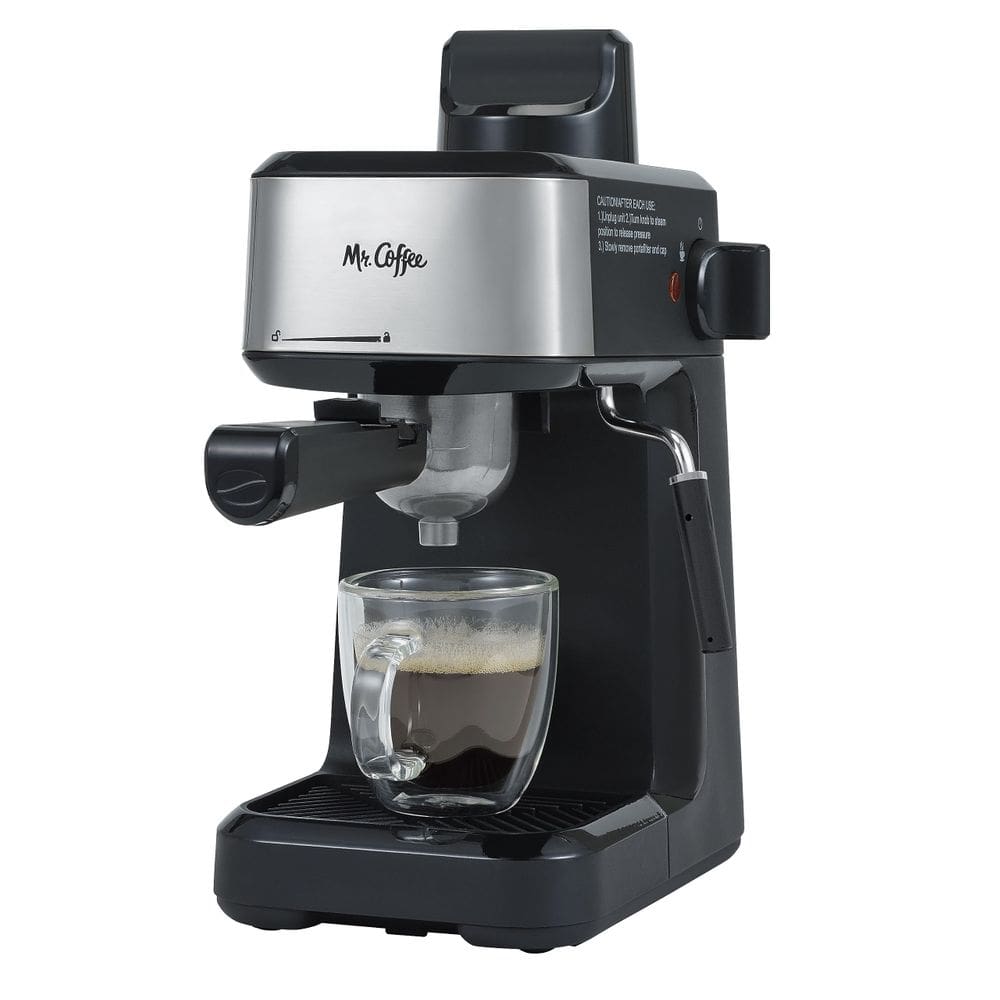 Máquina de café expresso Mr. Coffee 4-Shot com jarra de espuma