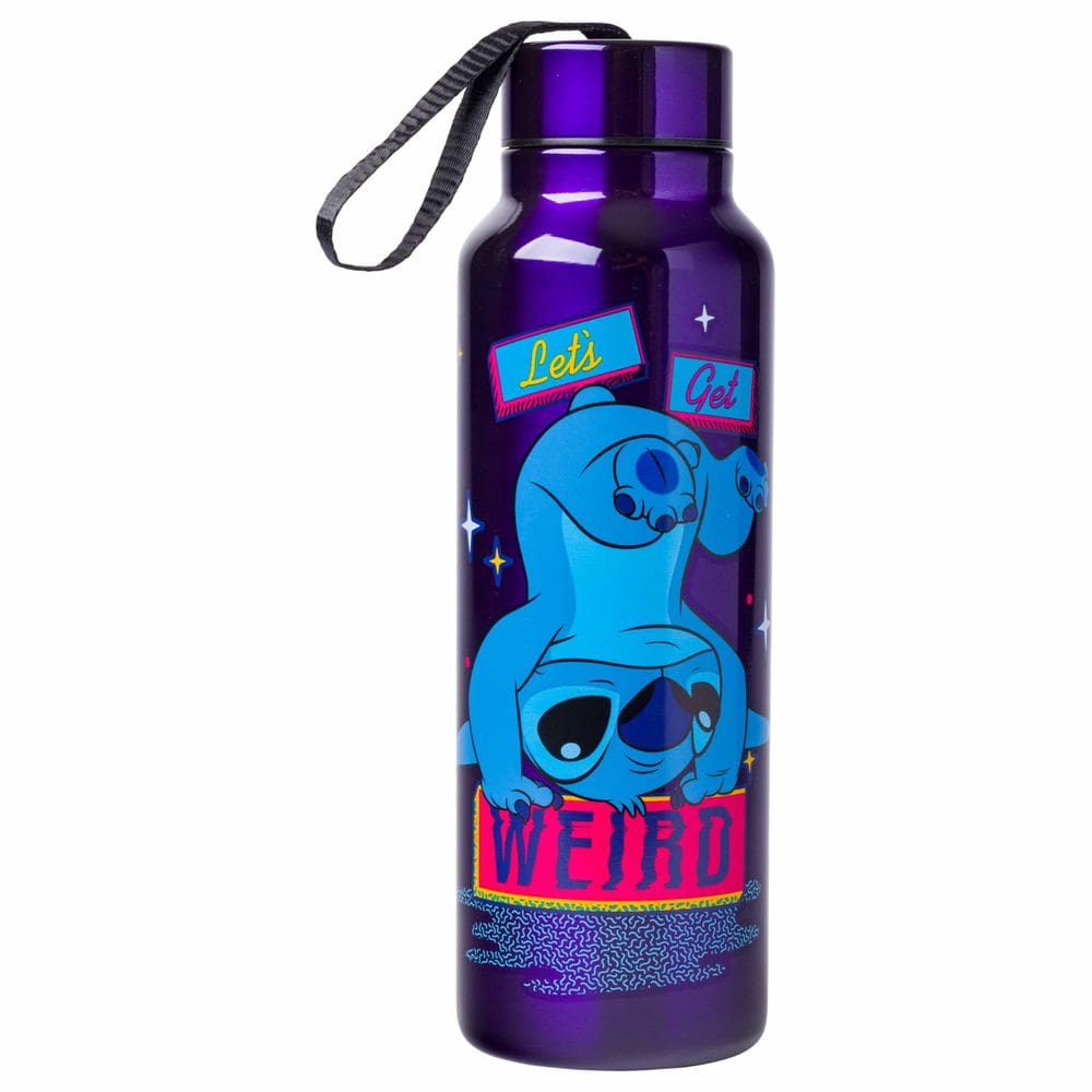 Garrafa de água Silver Buffalo Lilo & Stitch 800 ml de aço inoxidável