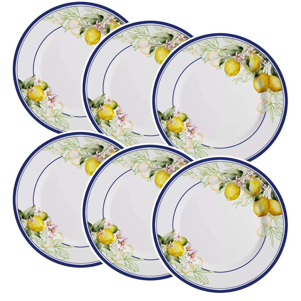Conjunto de 6 Pratos Raso Sorrento de Cerâmica 29cm - Alleanza