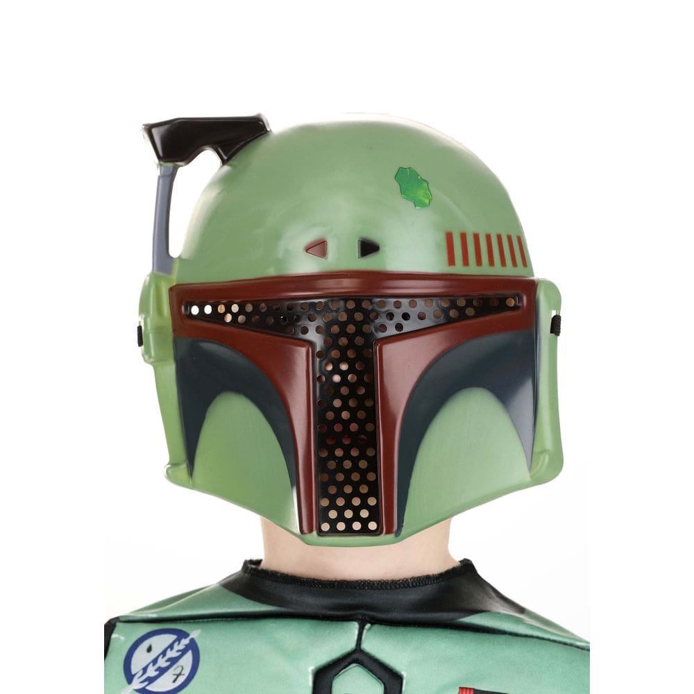 Máscara Jazwares Star Wars Boba Fett para crianças, fantasia de Halloween