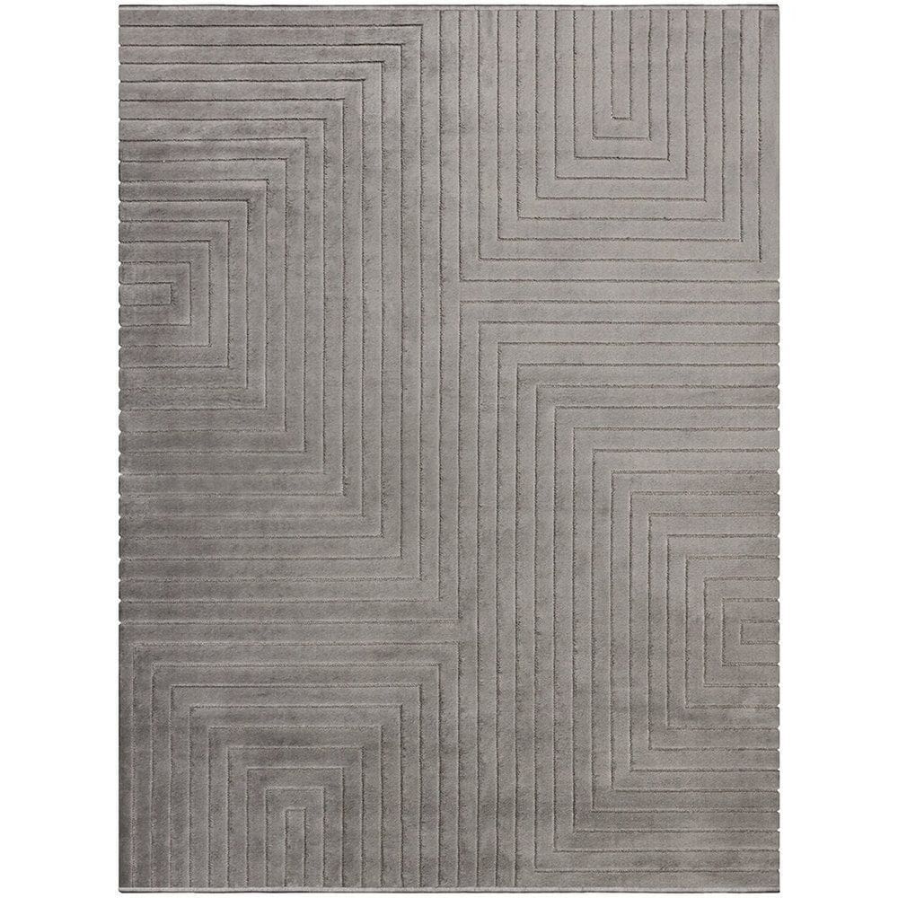 Tapete 150x200 Movimentos Ortagonais Cromio Tapete São Carlos Ortagonais Cromio