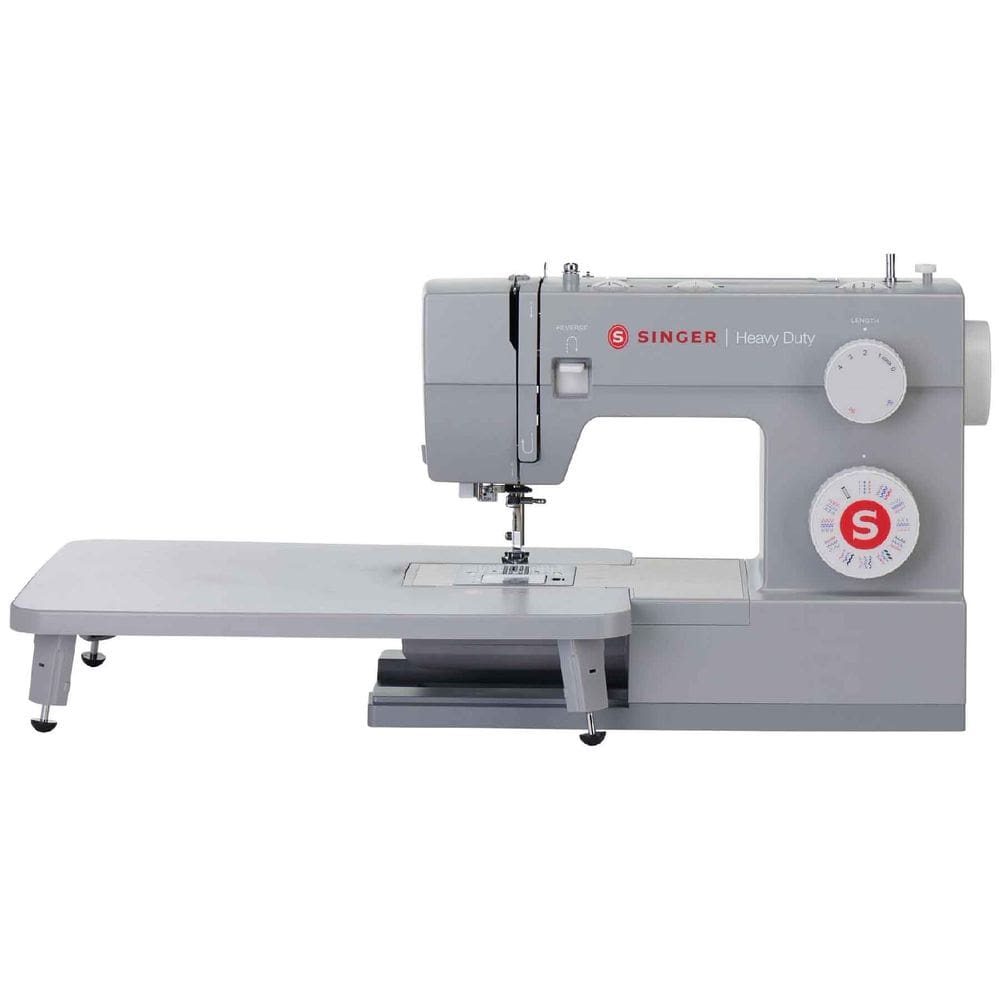 Máquina de costura SINGER Heavy Duty 6360 com mesa de extensão